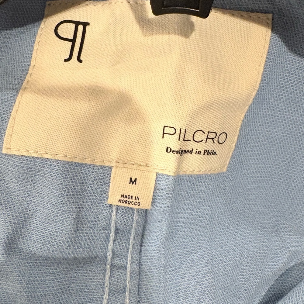 NWT Anthropologie Pilcro Light Blue Sleeveless Button-Up Jumpsuit - Picture 5 of 7